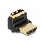 DeLOCK HDMI adapteris kištukas-lizdas 90° į viršų 8K 60 Hz metalinis