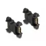 DeLOCK HDMI adapteris motina-motina su varžtiniu tvirtinimu 66068 Juoda