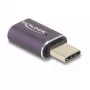 DeLOCK USB adapter 40 Gbps USB-C PD 3.1 240 W vyriškas į moterišką prievado apsauga 8K 60 Hz metalinis
