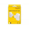 DeLOCK 64079 adapteris Apple maitinimo šaltiniui su PD ir QC 3.0, 4 USB prievadai, baltas
