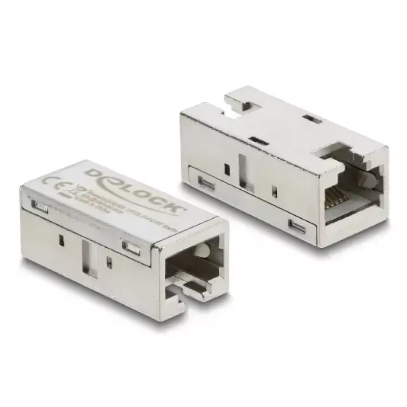 Delock 90712 tinklo kabelių adapteris RJ45 lizdas–lizdas, Cat.6A, metalinis