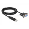 DeLOCK 67382 USB 2.0 į RS-232 DB9 nuoseklus adapteris 1,8 m