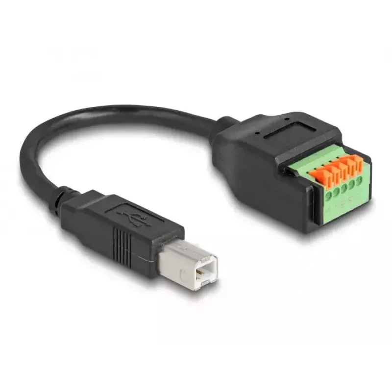 DeLOCK USB 2.0 Type-C (moteriška) į gnybtų bloką adapteris 66457