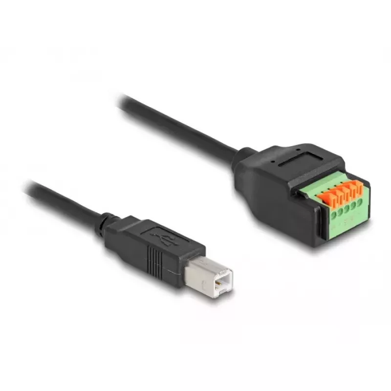 DeLOCK USB 2.0 Type-C (moteriška) į gnybtų bloką adapteris 66457
