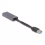DeLOCK 66247 adapteris USB-A į RJ-45, pilka, 0,09 m