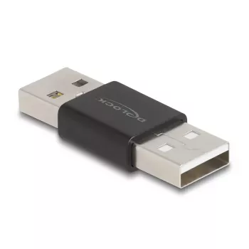 DeLOCK USB 2.0 Type-A kištukas-kištukui adapteris metalinis