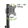 Techly ICA-LCD 401 monitorio stovas 81.3 cm (32 col.) stalas Juodas