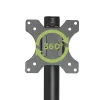 Techly ICA-LCD 401 monitorio stovas 81.3 cm (32 col.) stalas Juodas