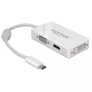 Vaizdo skirstytuvas DeLOCK 63924 USB Type-C 3840x2160 60Hz Baltas