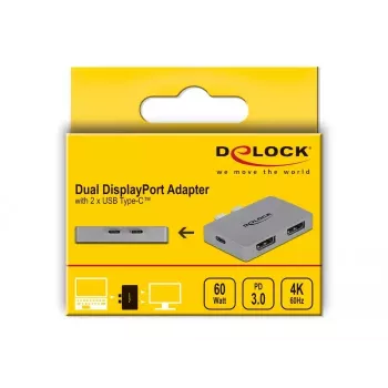 Dual DisplayPort adapteris DeLOCK 64001, skirtas MacBook