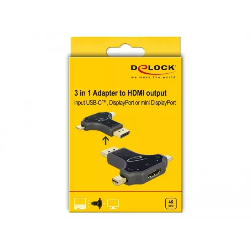 Keitiklis lyties HDMI-A DeLOCK 64060
