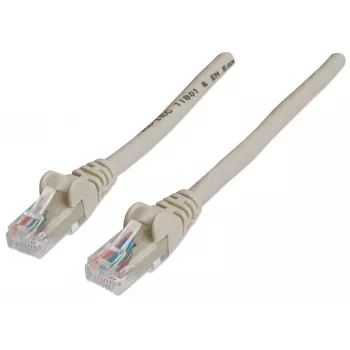 Intellinet tinklo pataisos laidas, Cat6, 20 m, pilkas, CCA, U/UTP, PVC, RJ45, auksu dengti kontaktai, be užkabinimo, su apsauginiu dangteliu, viso gyvenimo garantija