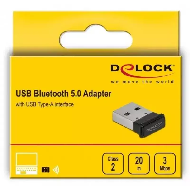 USB Bluetooth adapteris DeLOCK 61014, 3 Mbit/s, Bluetooth 5.0