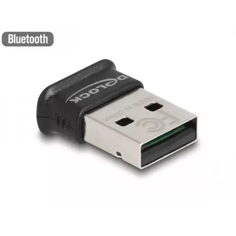 USB Bluetooth adapteris DeLOCK 61024, Bluetooth 5.0, 3 Mbit/s, juodas