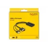 DeLOCK HDMI į VGA adapteris su garsu 25 cm HDMI A tipas VGA D-Sub
