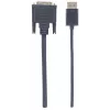 Manhattan DisplayPort 1.2a į DVI-D 24+1 laidas, 1080p@60Hz, 3m, Kištukas į kištuką, Pasyvus, Suderinamas su DVI-D, Juodas, Trejų metų garantija