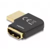 DeLOCK HDMI adapteris kištukas į lizdą 90° stačiu kampu 8K 60 Hz metalinis
