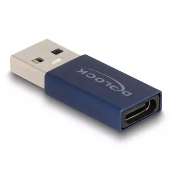 DeLOCK USB adapteris USB-A (vyriškas) į USB-C (moteriškas) 10 Gbps mėlynas