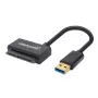 Manhattan USB-A į SATA 2.5 colio adapterio laidas, 42 cm, vyriškas į vyrišką, 5 Gbps (USB 3.2 Gen1, dar žinomas kaip USB 3.0), palaiko 48 bitų LBA, SuperSpeed USB, trejų metų garantija