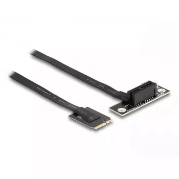 DeLOCK M.2 Key A+E į PCIe x1 NVMe adapteris su 20 cm kampuotu kabeliu