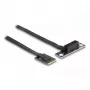 DeLOCK M.2 Key A+E į PCIe x1 NVMe adapteris su 20 cm kampuotu kabeliu