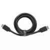 Manhattan HDMI 8K@60Hz laidas su Ethernet, 2 m, sertifikuotas, tinka visiems 8K, 4K ir 1080p/HD naudojimams – atnaujinkite dabar arba turėkite, kai prireiks, Vyriškas į vyrišką, Juodas, 4K@120Hz, Viso gyvenimo garantija, ypač didelės spartos