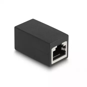 DeLOCK Adapter RJ45 lizdas į RJ45 lizdą Cat.6 juodas