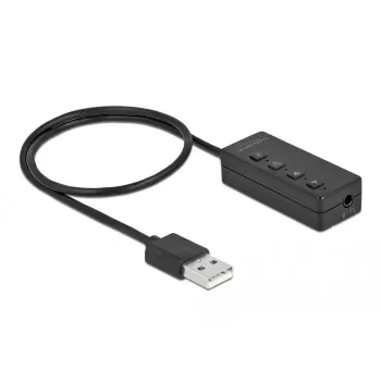 USB adapter ausinėms ir mikrofonui DeLOCK 66731