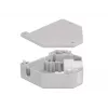 Keystone modulis DELOCK 87163 — USB A į USB A, pilka/balta, 60,1×59,4×21,6 mm