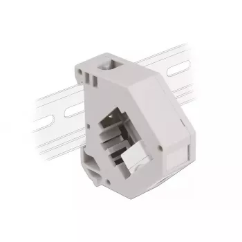 Keystone modulis DELOCK 87163 — USB A į USB A, pilka/balta, 60,1×59,4×21,6 mm