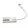 Techly USB2.0 į Fast Ethernet 10/100 Mbps keitiklis, laidinis, USB, Ethernet, 100 Mbit/s, baltas