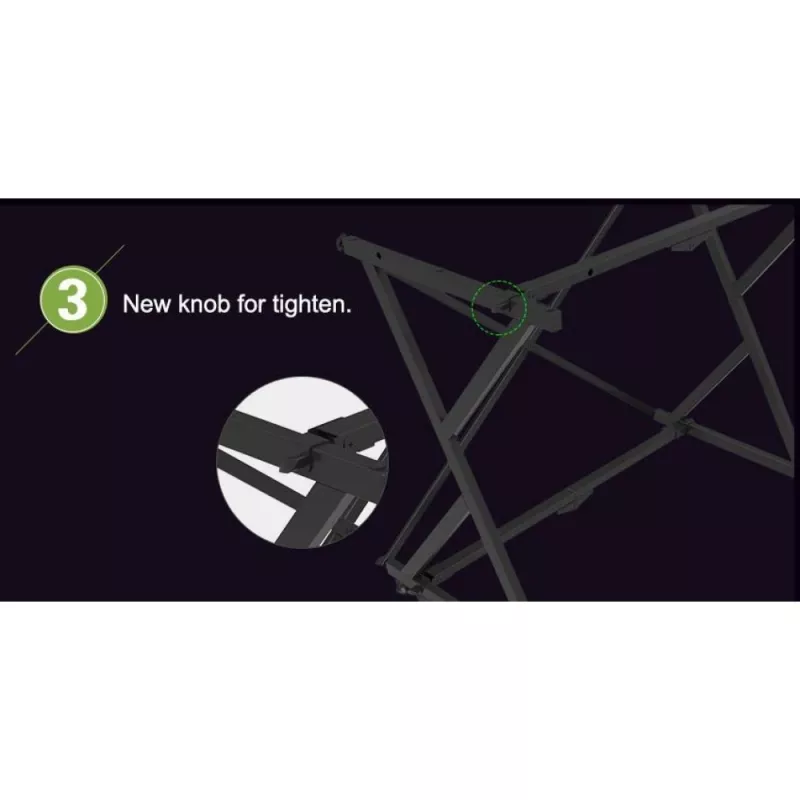 Techly Gaming stalas kompiuteriui su kampu ergonomišku kraštu juodas