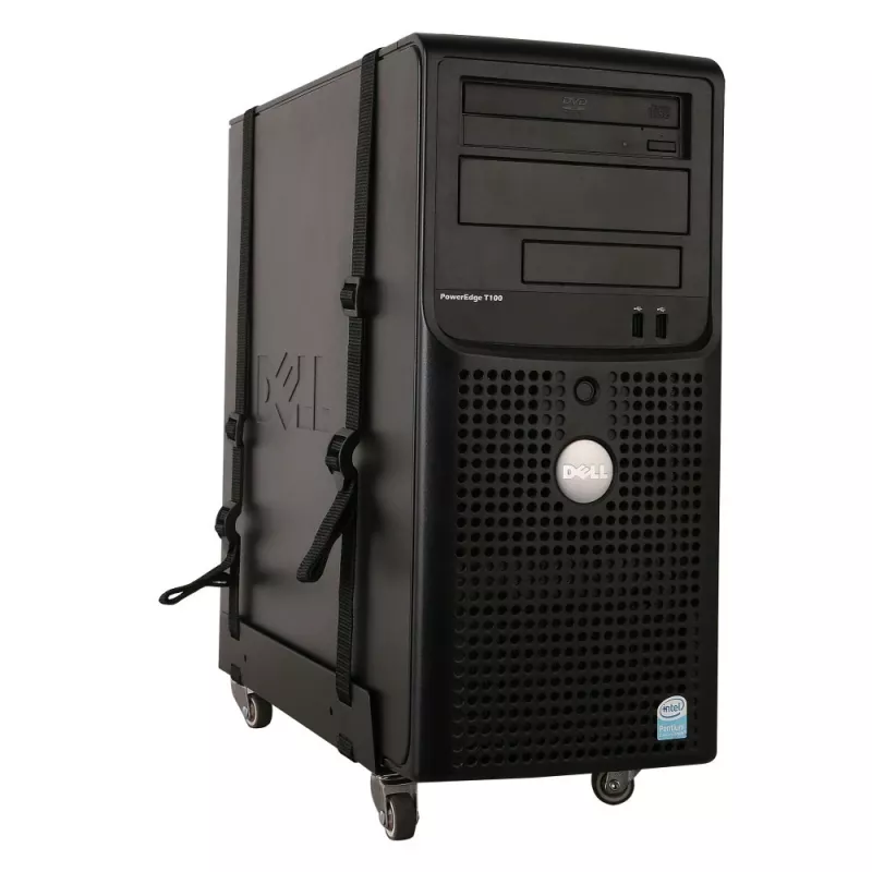Techly ICA-CS 61 CPU laikiklis po stalu, juodas
