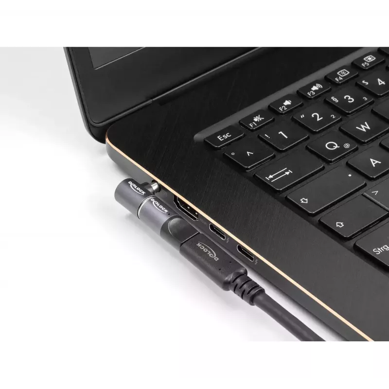 Adapteris jungties keitimui DeLOCK 80783 Lenovo 11,0 x 4,5 mm 8 kontaktų antracitinis