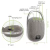 Techly ICASBL321GR nešiojamas vieno kanalo garsiakalbis, pilka, 5 W