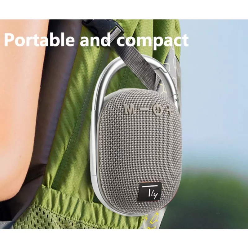 Techly ICASBL321GR nešiojamas vieno kanalo garsiakalbis, pilka, 5 W