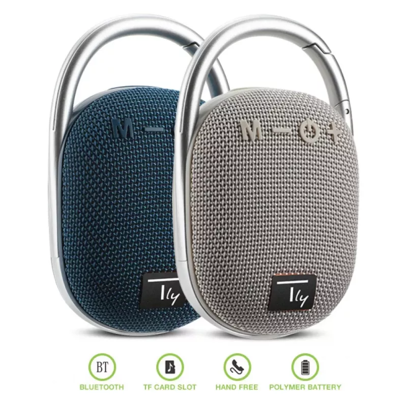 Techly ICASBL321GR nešiojamas vieno kanalo garsiakalbis, pilka, 5 W