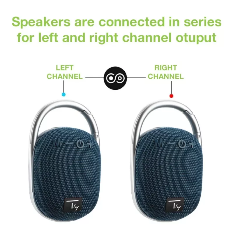 Techly ICASBL321BL nešiojamas/monokalumnė mėlyna 5 W