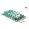 DeLOCK 64338 Vidinis M.2 adapteris Mini PCI Express vyriškas