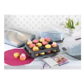 Hama 00111497 maisto padėklas stačiakampis juodas, permatomas