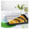 Hama 00111497 maisto padėklas stačiakampis juodas, permatomas