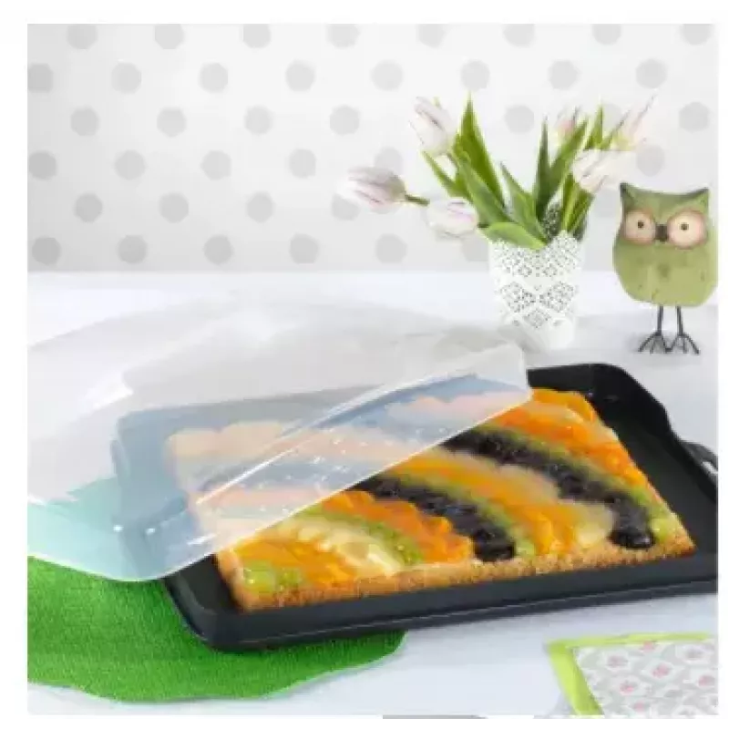 Hama 00111497 maisto padėklas stačiakampis juodas, permatomas