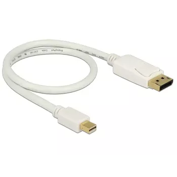 Mini DisplayPort į DisplayPort laidas DeLOCK 83985 0,5 m baltas
