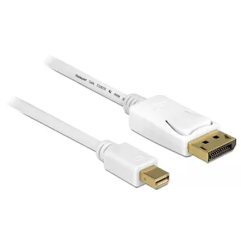 Mini DisplayPort į DisplayPort laidas DeLOCK 83985 0,5 m baltas