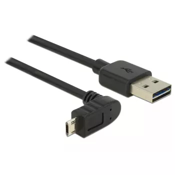 USB laidas DeLOCK 83848 USB 2.0 1m USB A Micro-USB B juodas