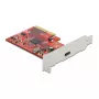 DeLOCK 89035 PCI Express x4 kortelė USB 3.2 Gen 2x2 Type-C 20 Gbps