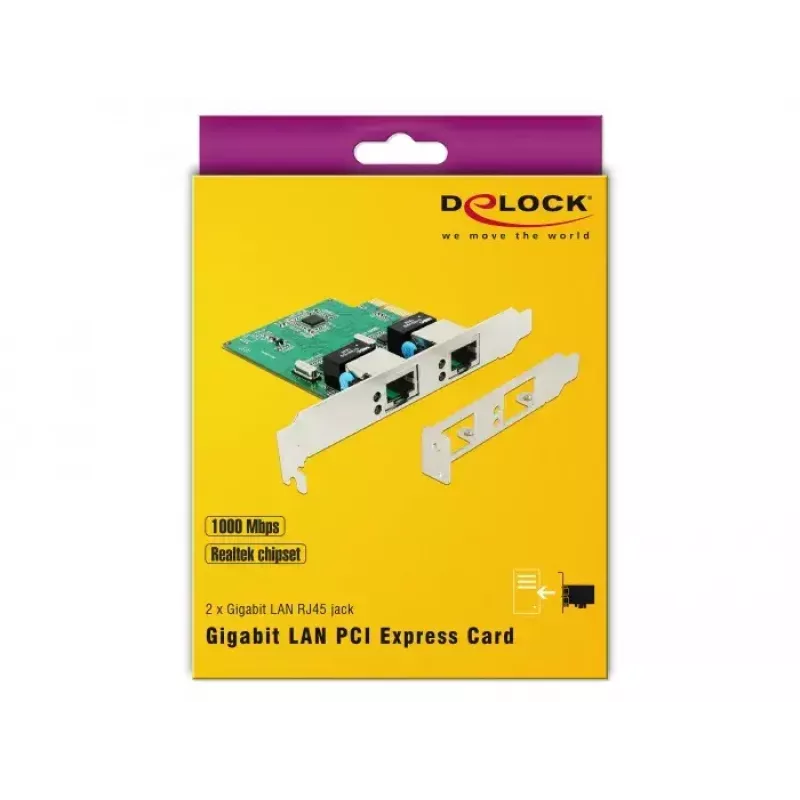 DeLOCK 89999 vidinė tinklo plokštė WLAN 1000 Mbit/s