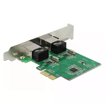 DeLOCK 89999 PCI Express x1 dviguba Gigabit LAN plokštė, 2x RJ45, RTL8111
