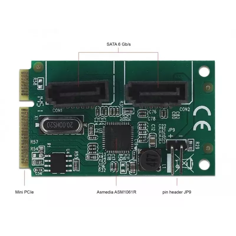 Vidinė SATA adapterio kortelė DeLOCK 95264