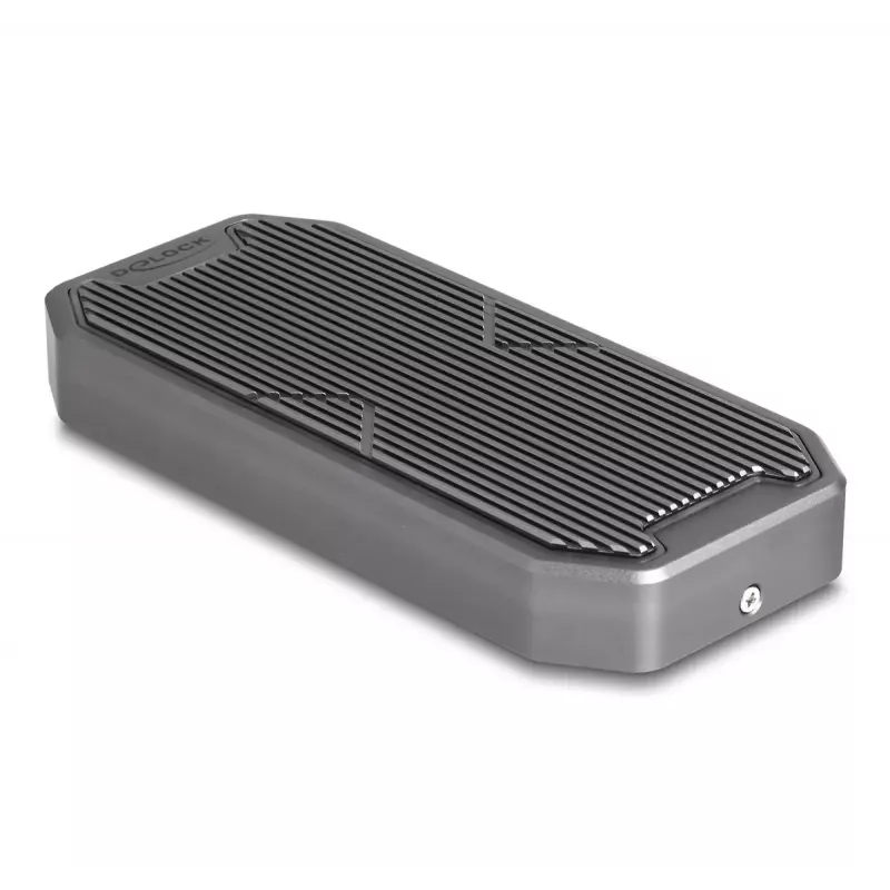 SSD dėklas DeLOCK 42015 pilkas M.2 20 Gbit/s USB Type-C